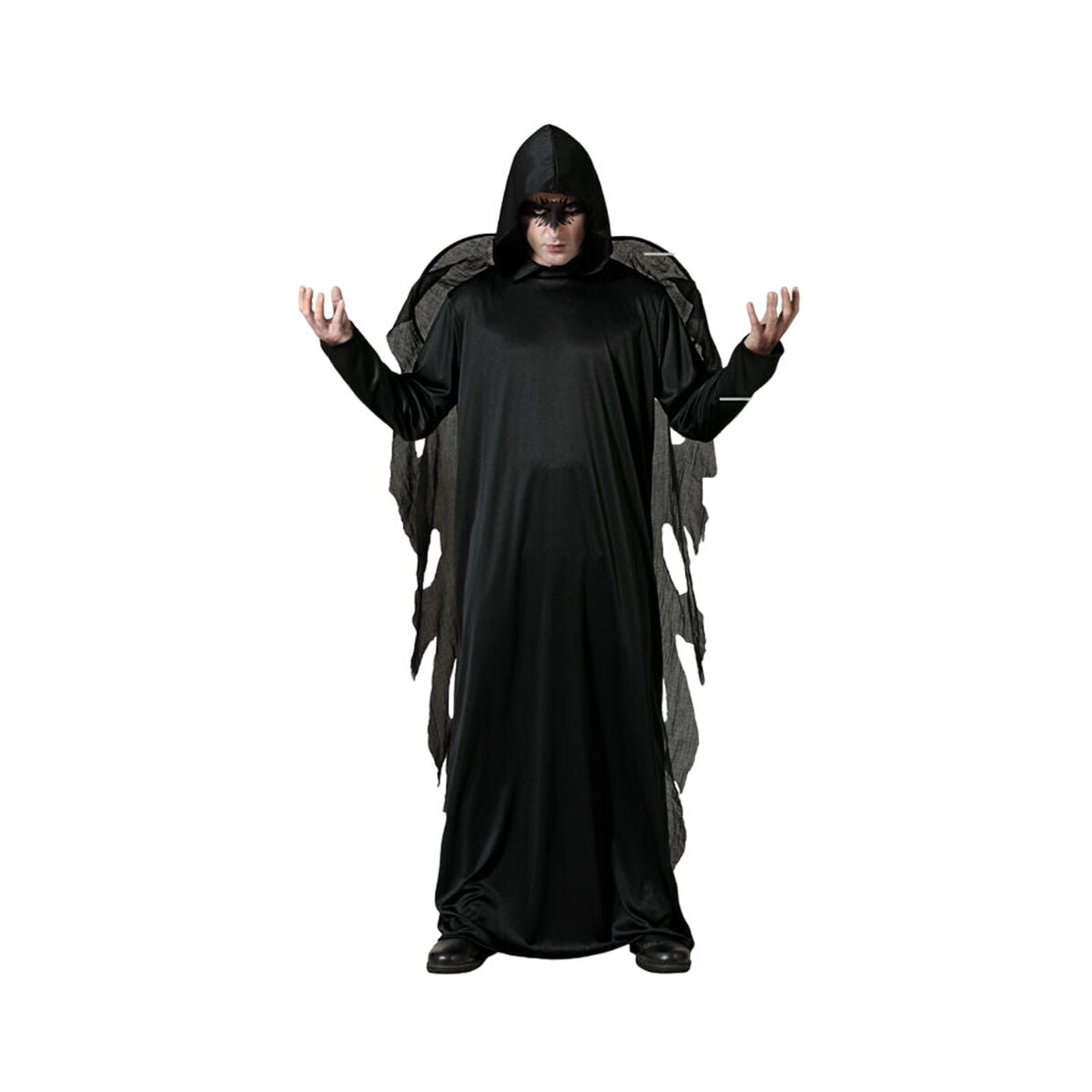 Costume per Adulti Angelo Nero XS/S - Disponibile in 3-4 giorni lavorativi