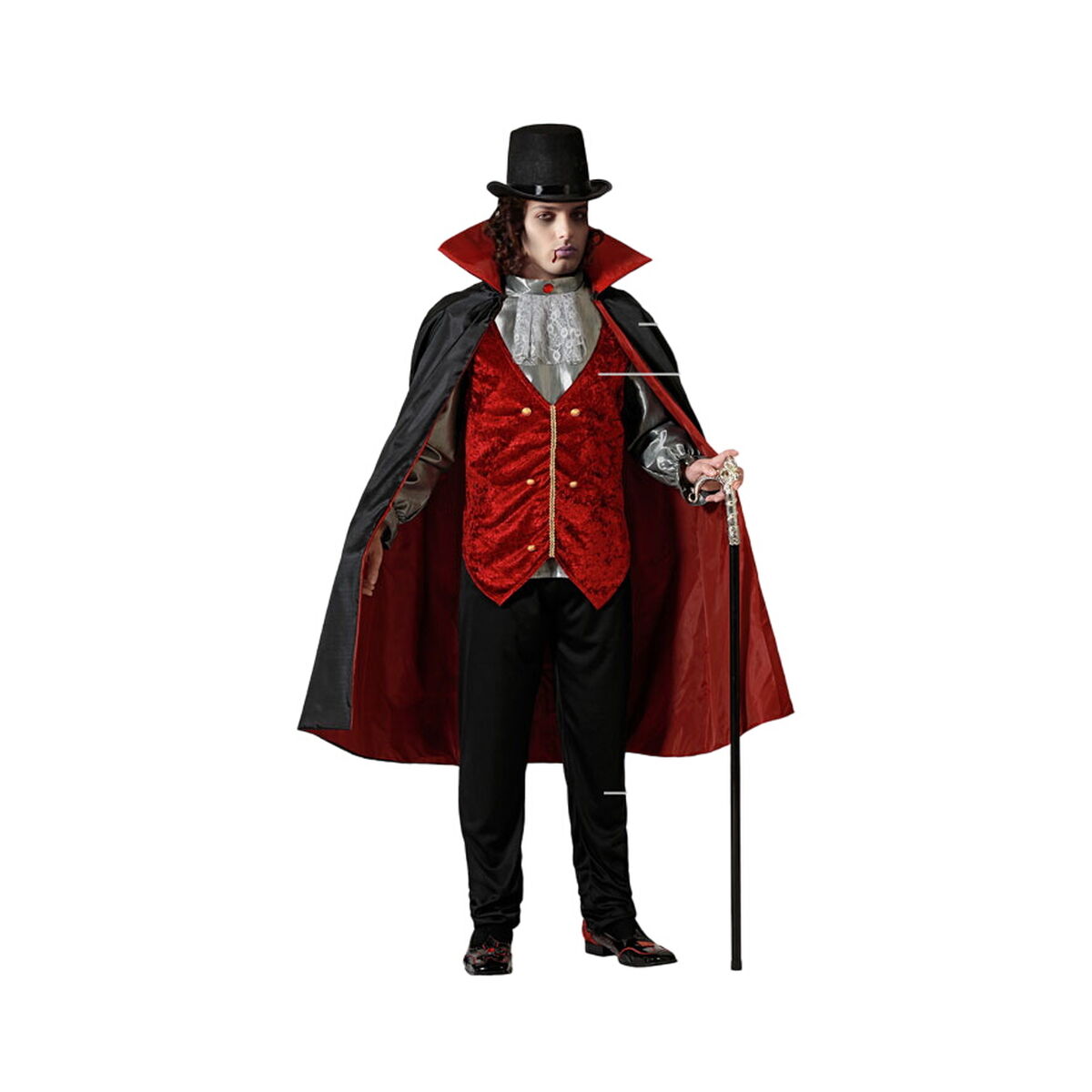 Costume per Adulti Vampiro XS/S - Disponibile in 3-4 giorni lavorativi