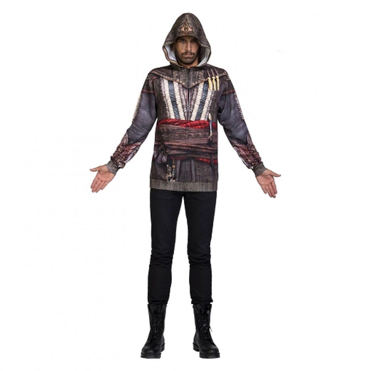 Costume per Adulti Assassin's Creed Grigio Taglia:L - Disponibile in 3-4 giorni lavorativi