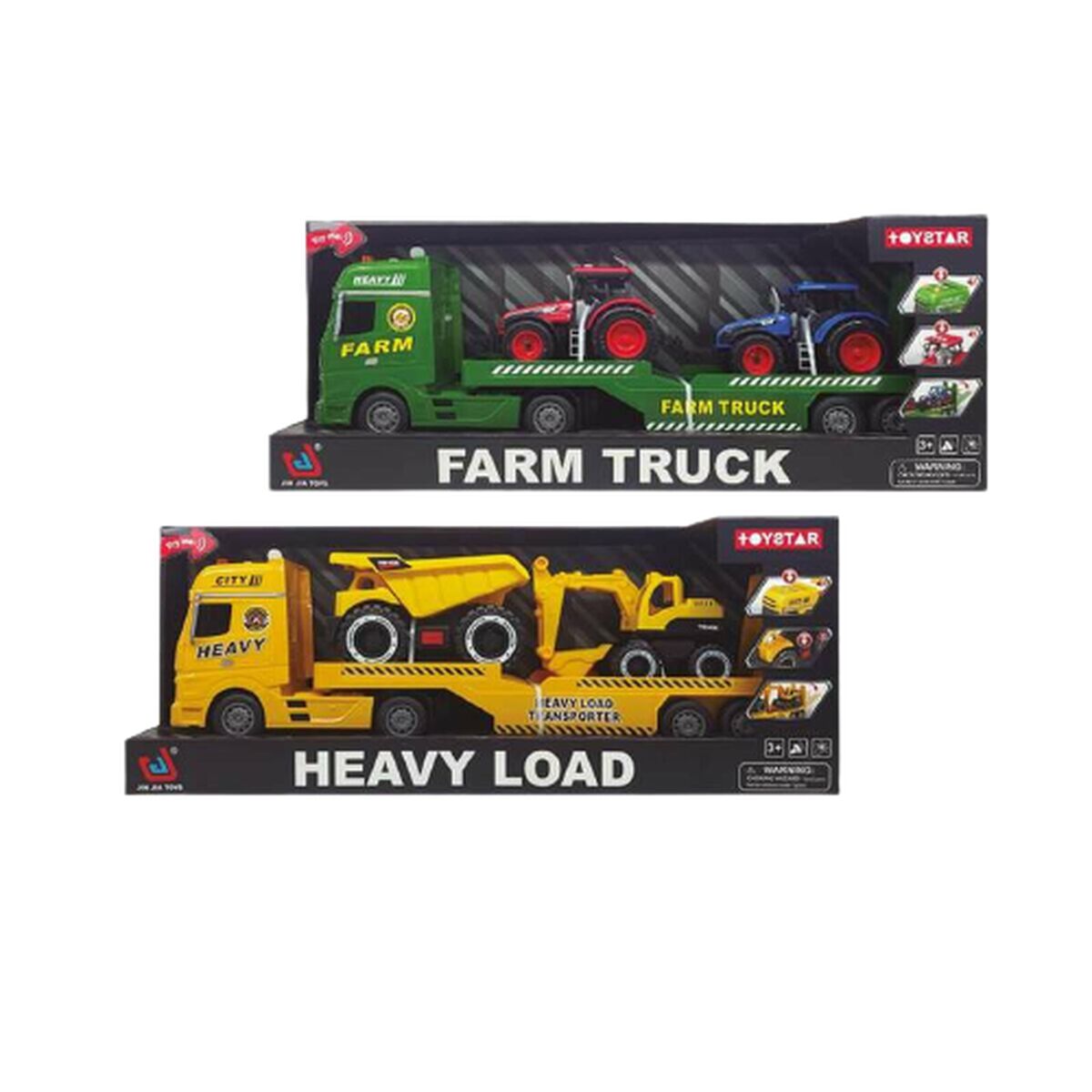 Playset di Veicoli Farm Truck or Heavy Load 1:12 3 Pezzi - Disponibile in 3-4 giorni lavorativi