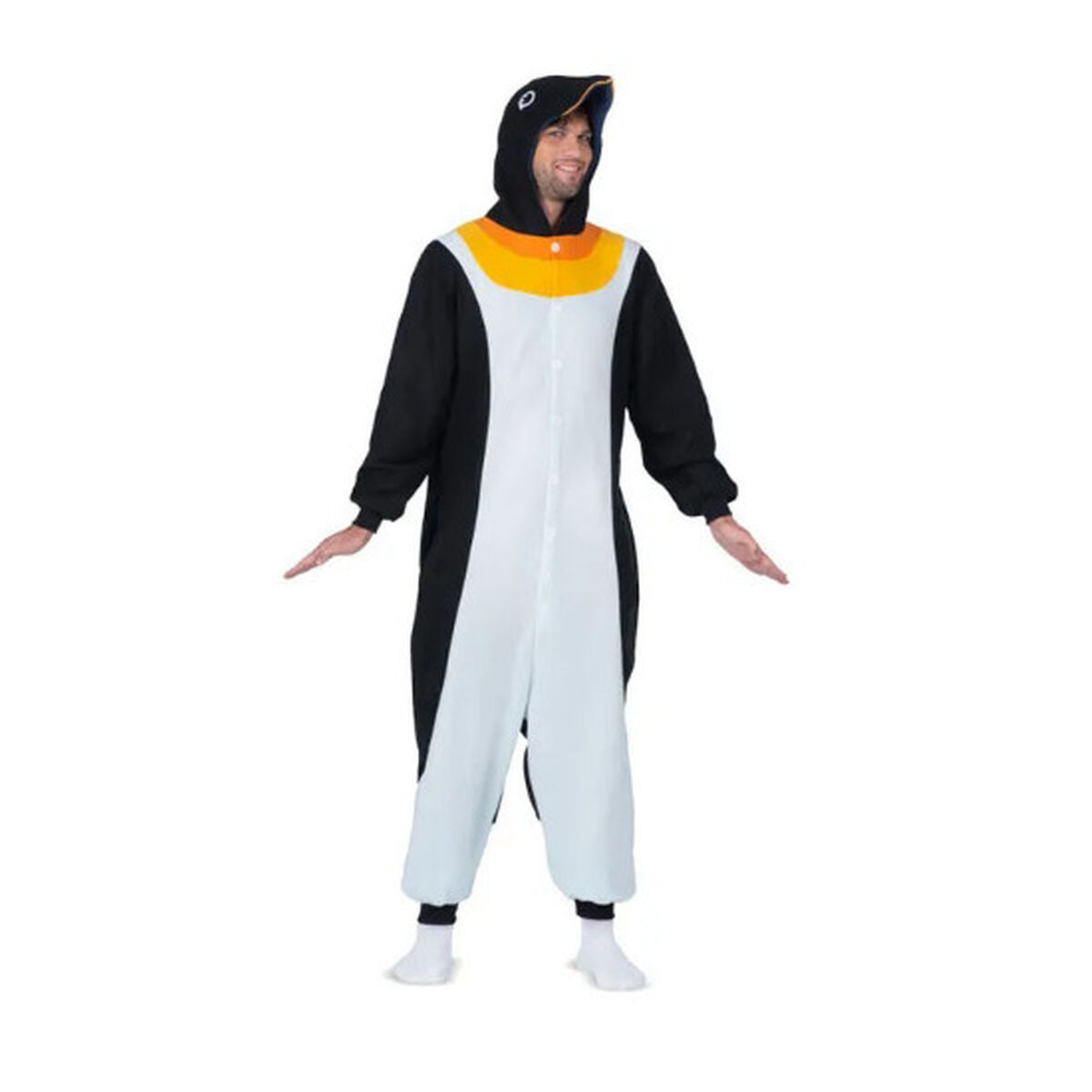 Costume per Adulti My Other Me 2 Pezzi Pinguino Nero Taglia:L/XL/XXL - Disponibile in 3-4 giorni lavorativi