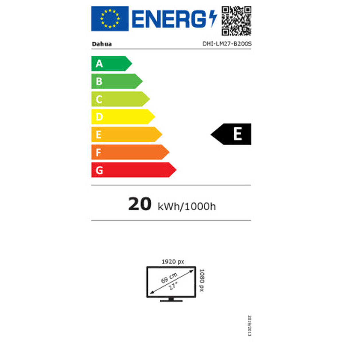 Monitor Dahua Dhi-lm27-b200s 27" Full HD LED Nero 75 Hz - Disponibile in 3-4 giorni lavorativi