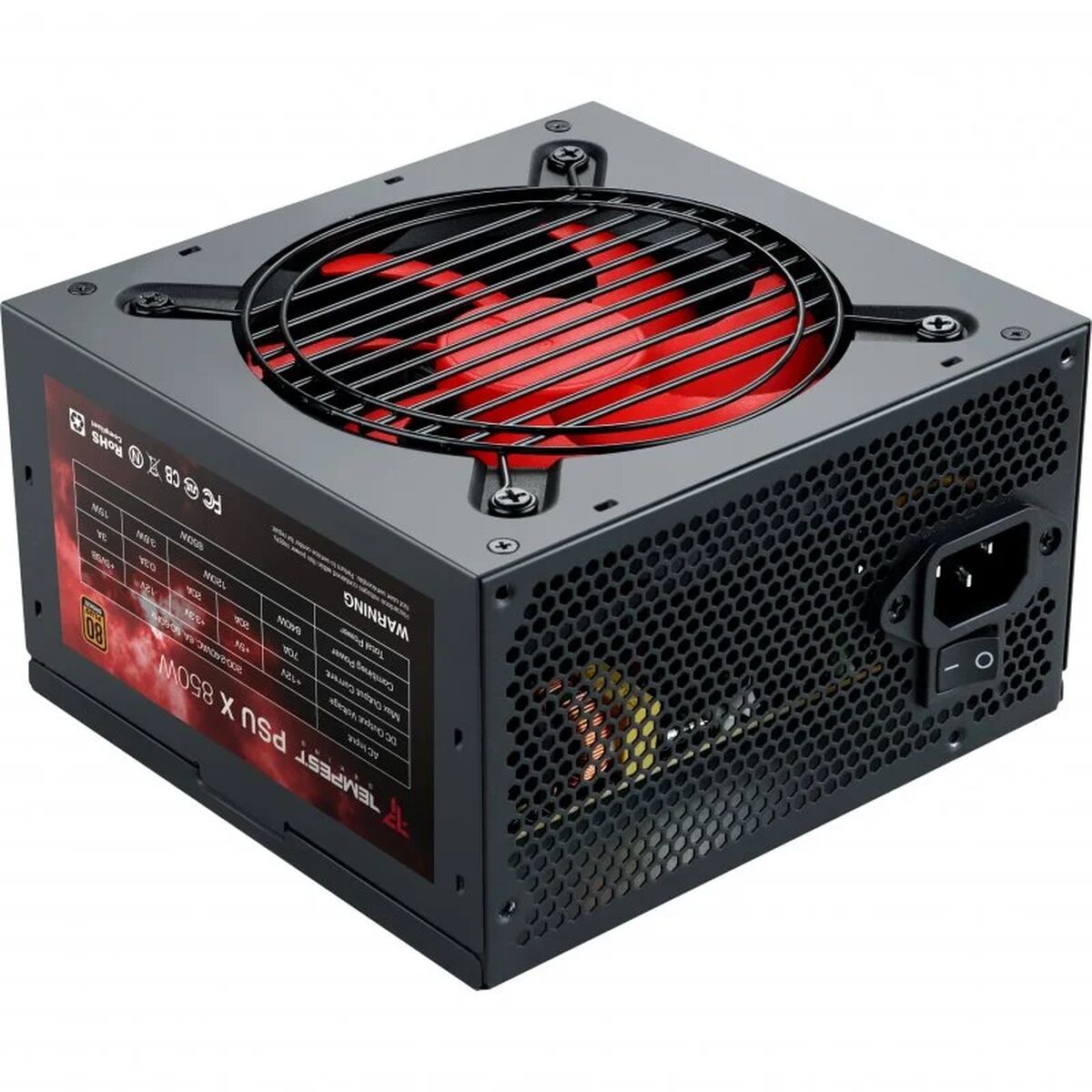 Fonte di alimentazione Gaming Tempest PSU X 850W - Disponibile in 3-4 giorni lavorativi Tempest