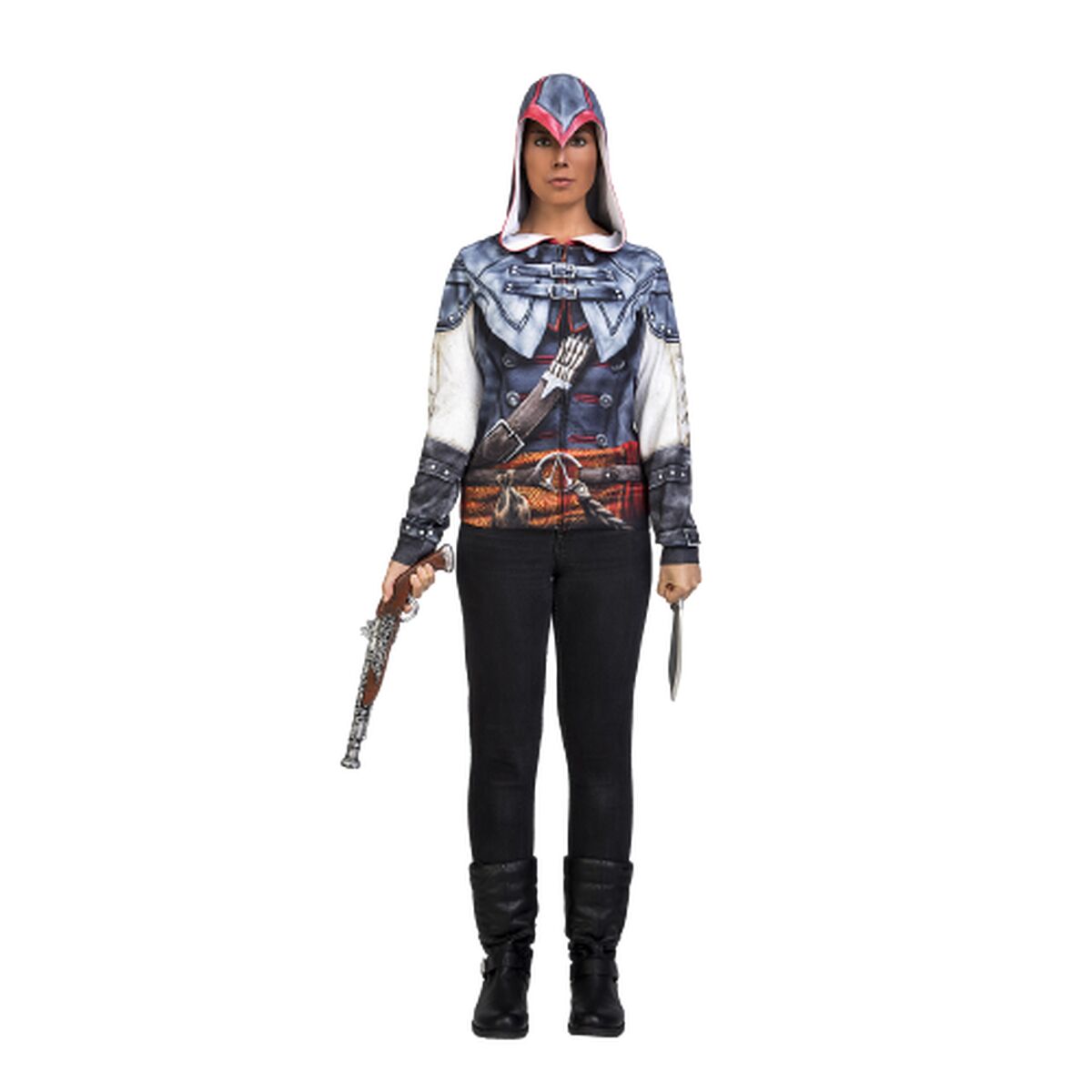 Costume per Adulti My Other Me Aveline de Grandpré Assassins Creed Taglia:L - Disponibile in 3-4 giorni lavorativi