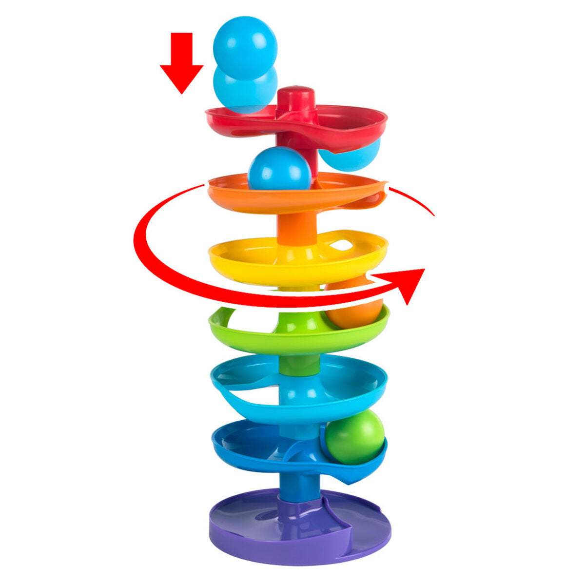 Spirale di Attività PlayGo Rainbow 4 Unità 15 x 37 x 15,5 cm - Disponibile in 3-4 giorni lavorativi