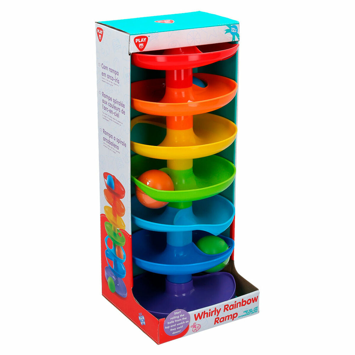 Spirale di Attività PlayGo Rainbow 4 Unità 15 x 37 x 15,5 cm - Disponibile in 3-4 giorni lavorativi