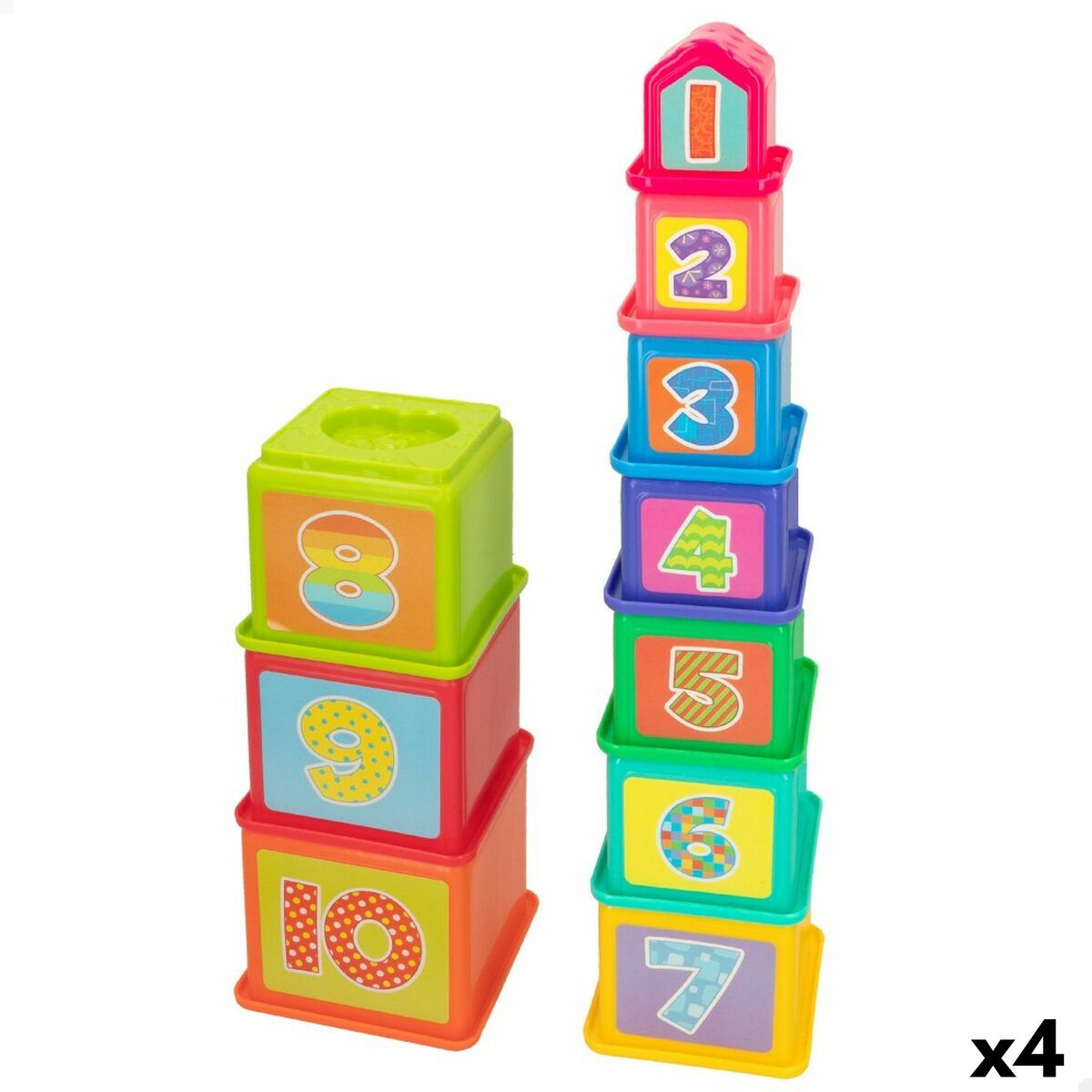 Blocchi Impilabili PlayGo 4 Unità 10,2 x 50,8 x 10,2 cm - Disponibile in 3-4 giorni lavorativi