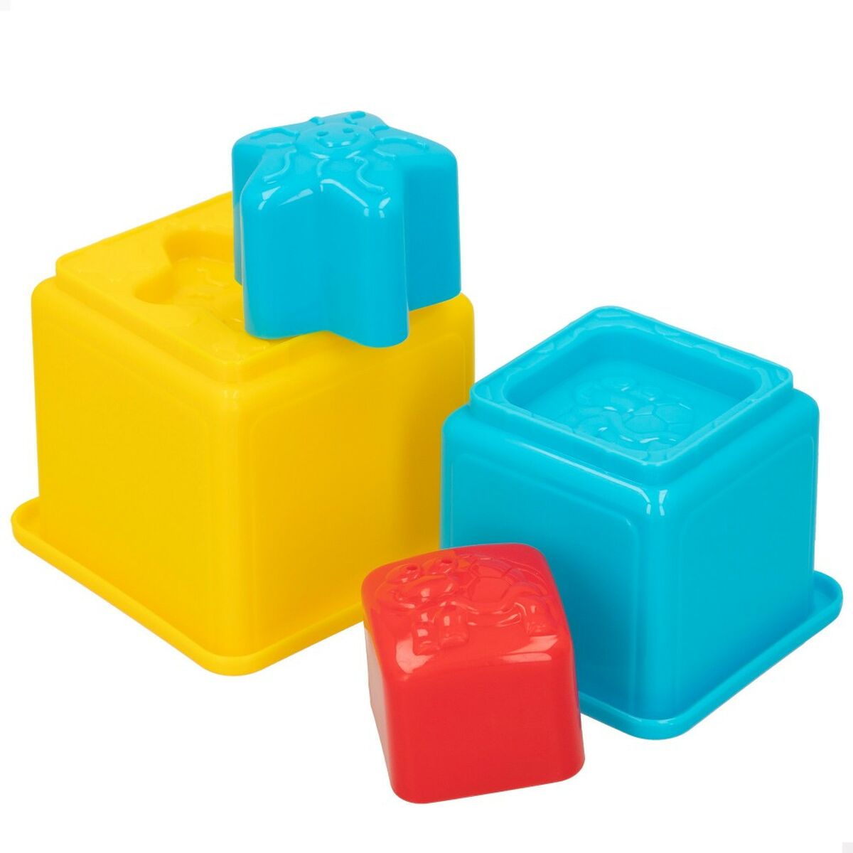 Blocchi Impilabili PlayGo 16 Pezzi 4 Unità 10,5 x 9 x 10,5 cm - Disponibile in 3-4 giorni lavorativi