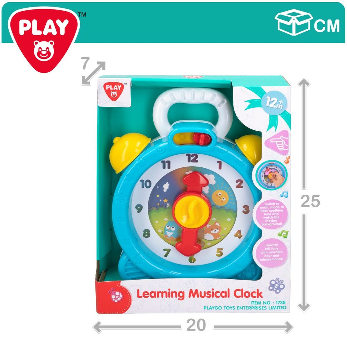 Orologio Bambini PlayGo (6 Unità) - Disponibile in 3-4 giorni lavorativi