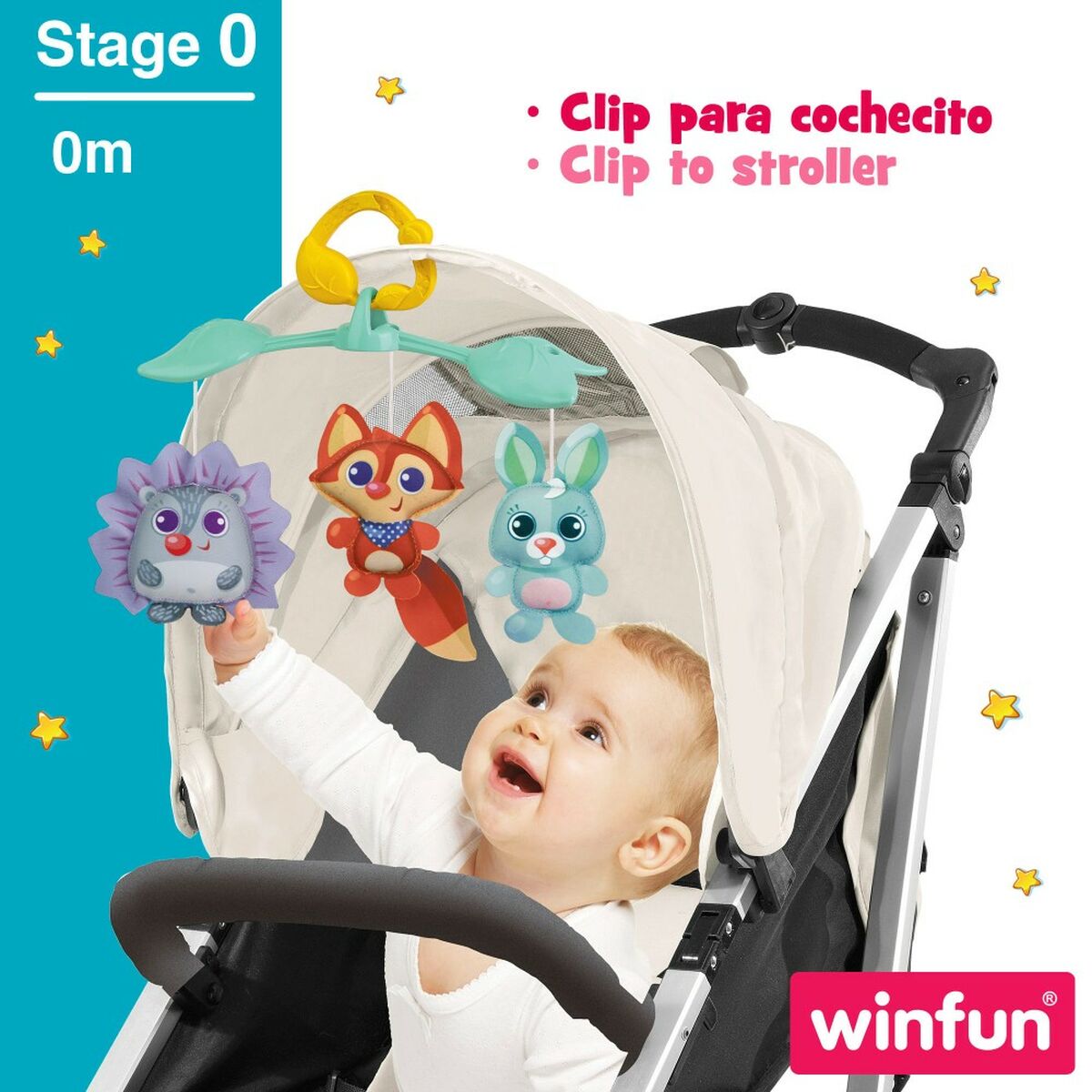 Carrillon Culla Winfun Bosco 3 in 1 31,5 x 42 x 24,5 cm Plastica (4 Unità) - Disponibile in 3-4 giorni lavorativi Winfun