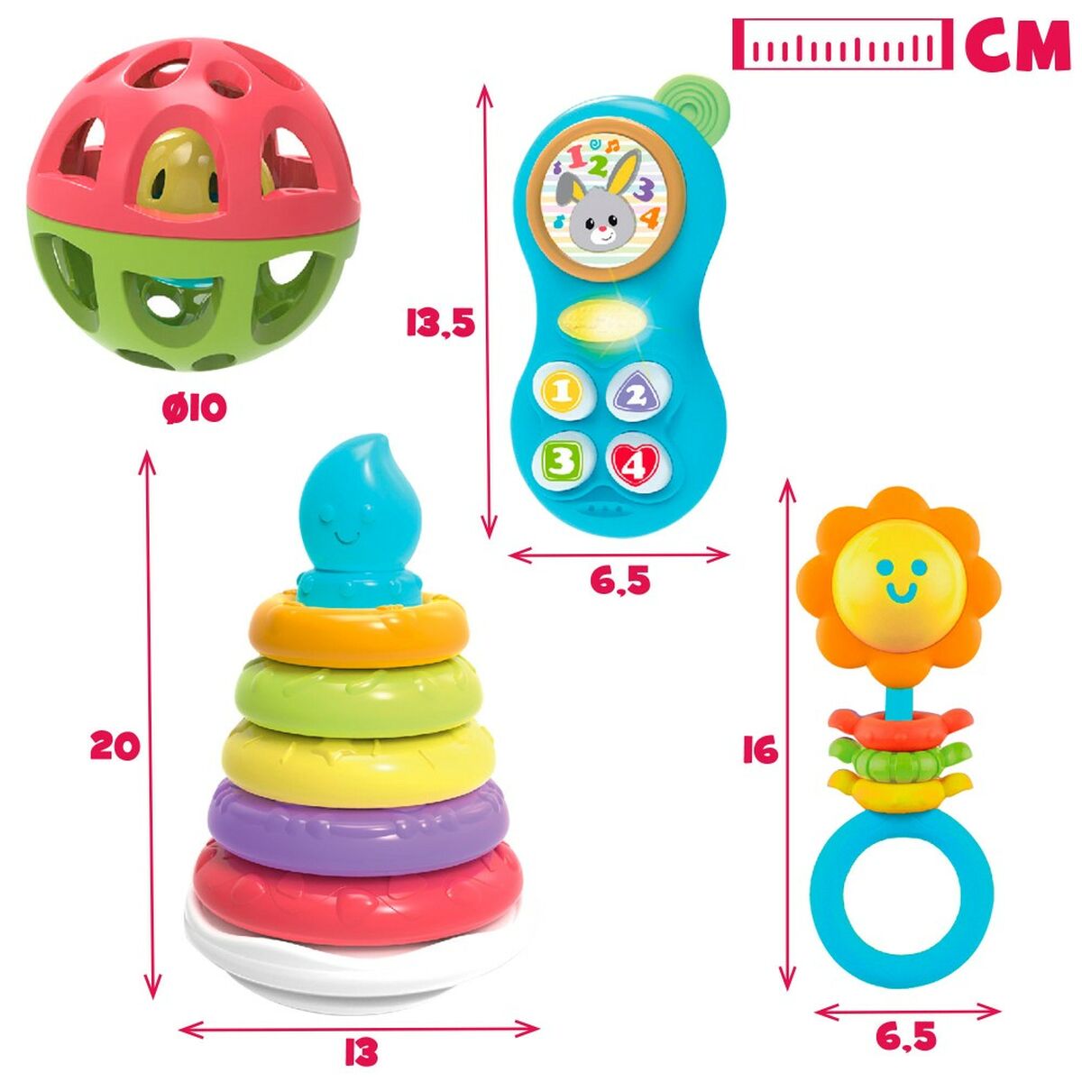 Set di Giocattoli per Bambini Winfun 4 Unità 13 x 20 x 13 cm - Disponibile in 3-4 giorni lavorativi