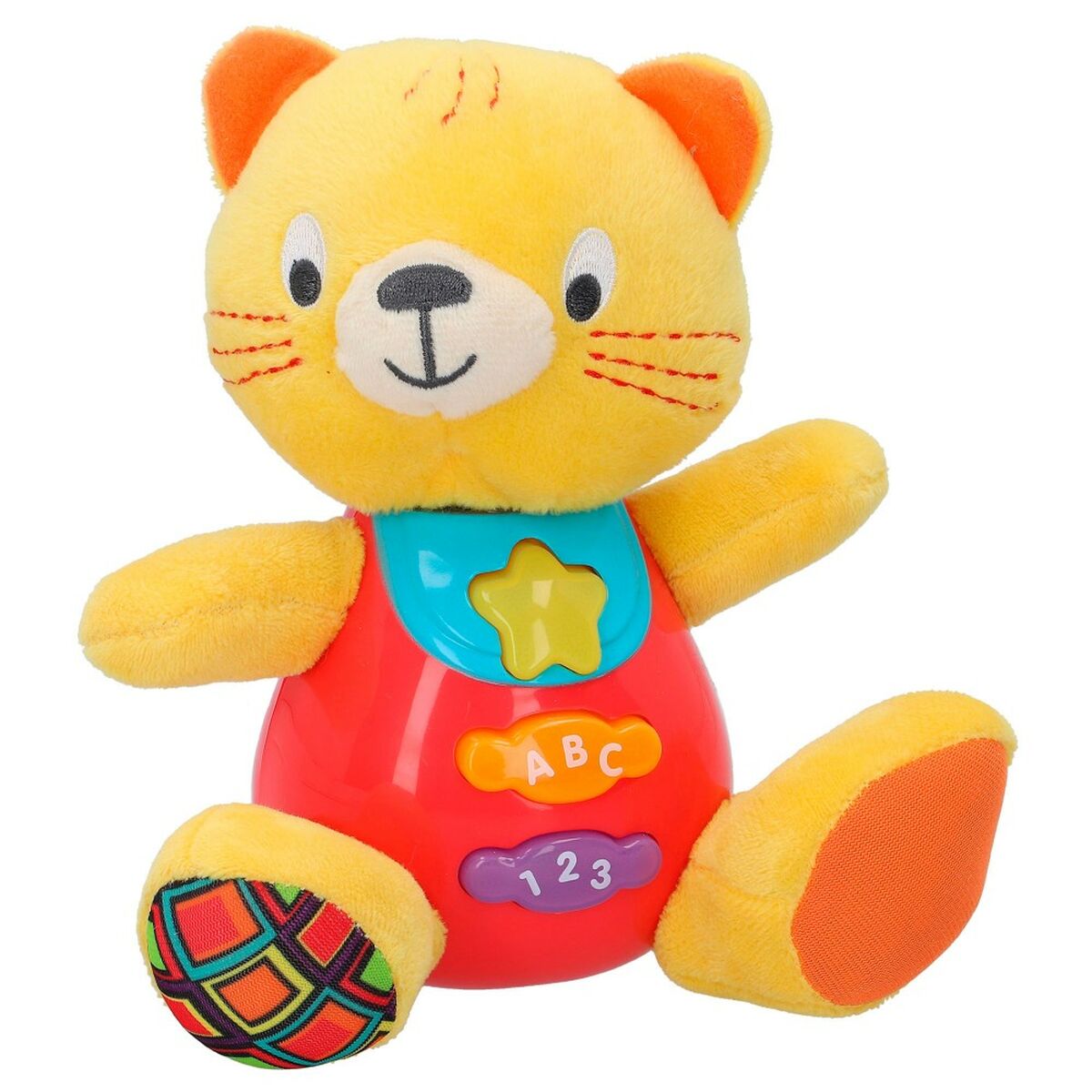 Peluche con Suono Winfun Gatto 16 x 17,5 x 10,5 cm (6 Unità) - Disponibile in 3-4 giorni lavorativi