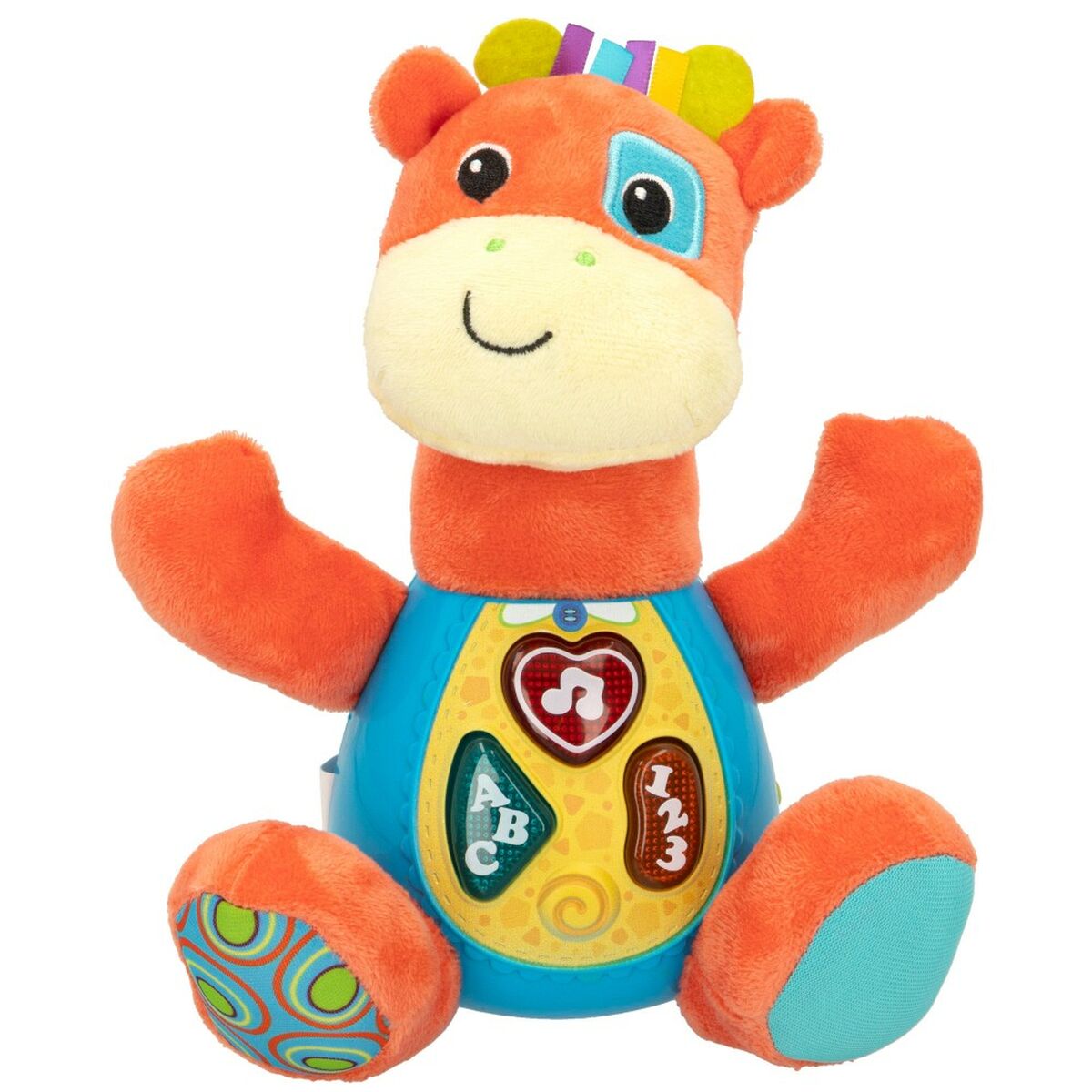 Peluche con Suono Winfun Giraffa 18 x 19 x 8,5 cm (6 Unità) - Disponibile in 3-4 giorni lavorativi