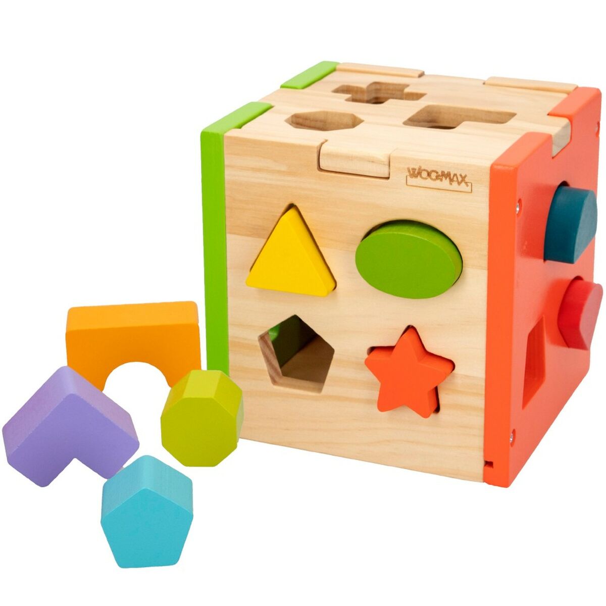 Puzzle di Legno per Bambini Woomax 15 x 15 x 15 cm (6 Unità) - Disponibile in 3-4 giorni lavorativi