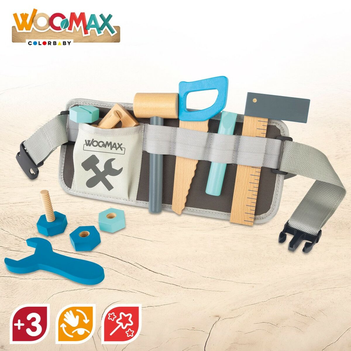 Attrezzi giocattolo Woomax 12 Pezzi 31 x 14 x 2,5 cm 6 Unità - Disponibile in 3-4 giorni lavorativi Woomax