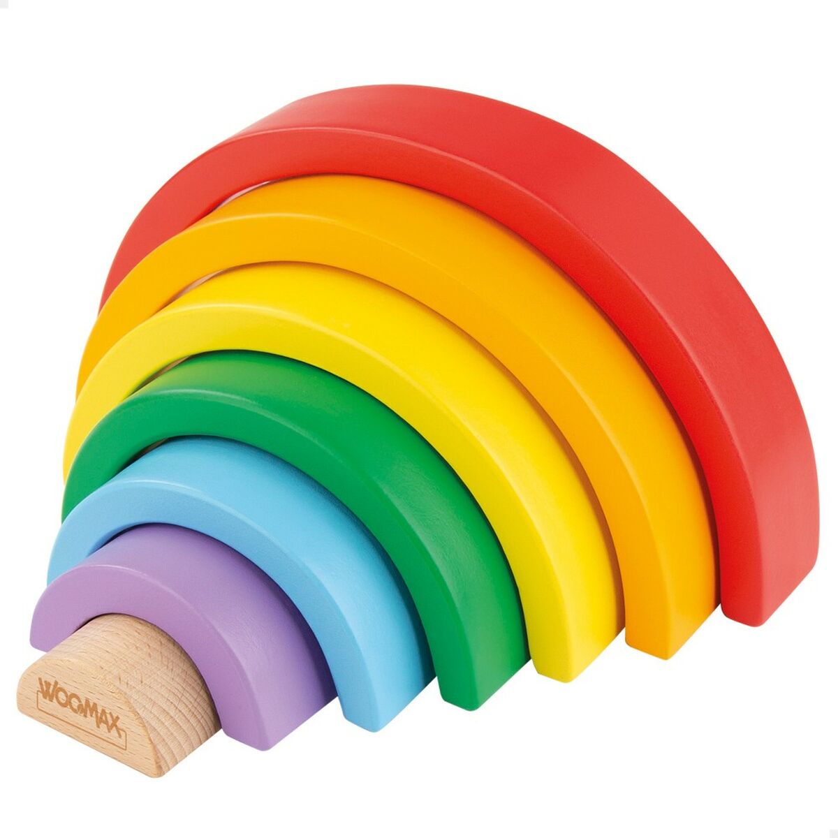 Gioco di abilità Woomax Arcobaleno 21 x 10 x 3,5 cm (12 Unità) - Disponibile in 3-4 giorni lavorativi