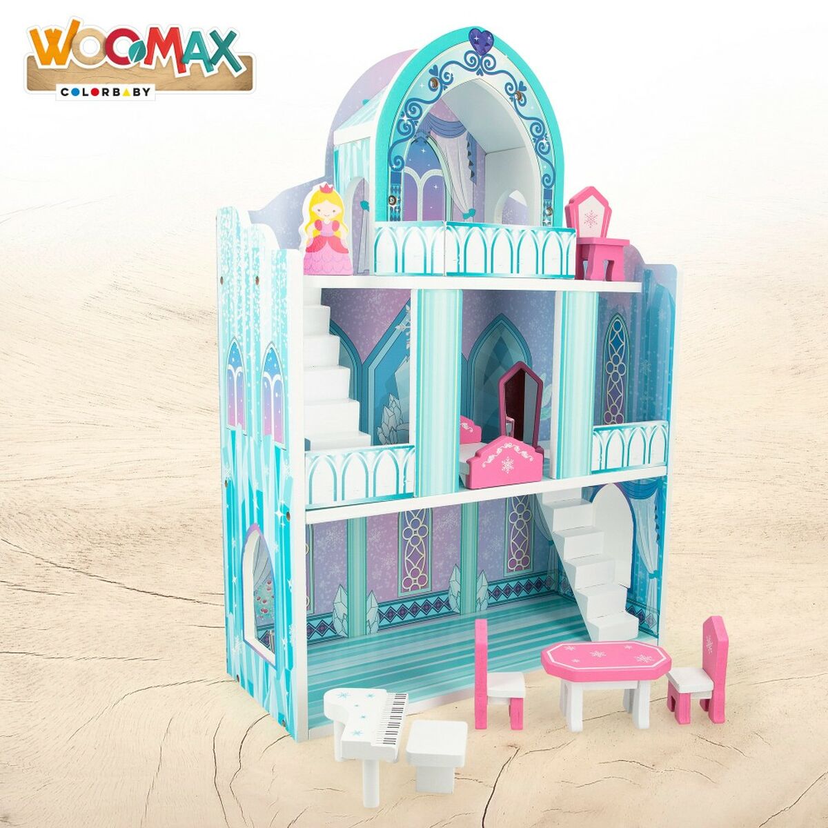 Casa in Miniatura Woomax 9 Pezzi 2 Unità 37 x 53,5 x 15 cm - Disponibile in 3-4 giorni lavorativi