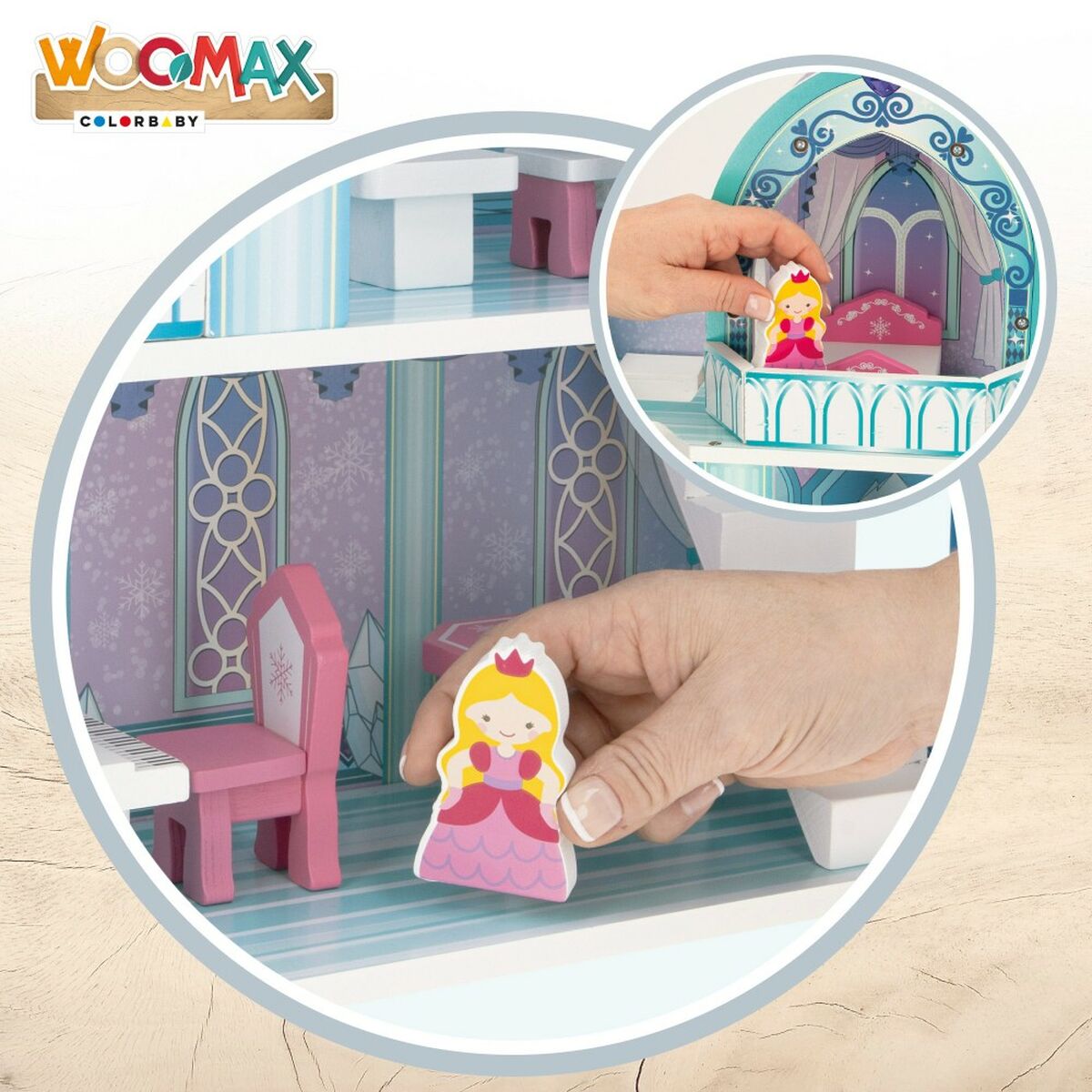 Casa in Miniatura Woomax 9 Pezzi 2 Unità 37 x 53,5 x 15 cm - Disponibile in 3-4 giorni lavorativi