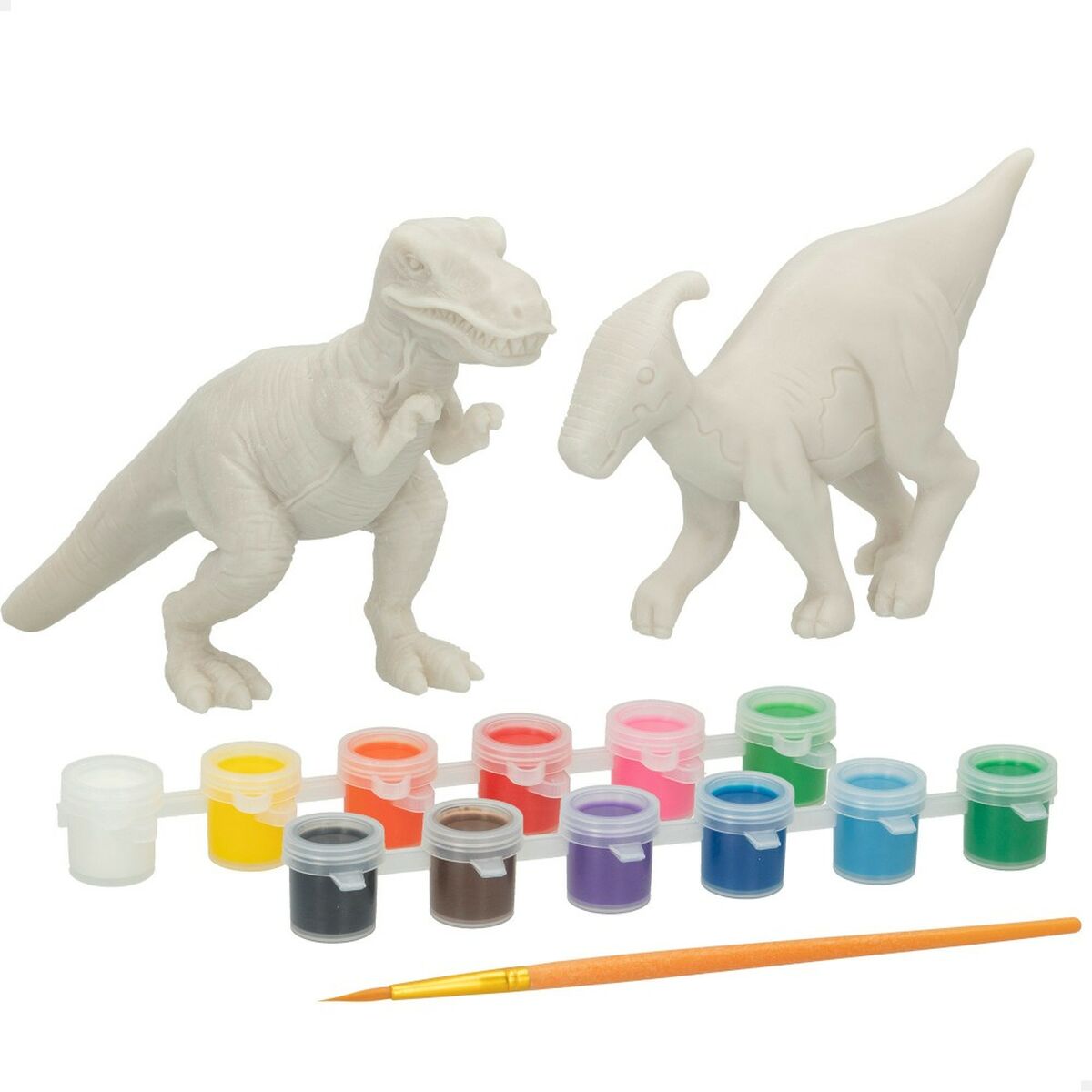 Set 2 Dinosauri PlayGo 15 Pezzi 6 Unità 14,5 x 9,5 x 5 cm Dinosauri Per dipingere - Disponibile in 3-4 giorni lavorativi