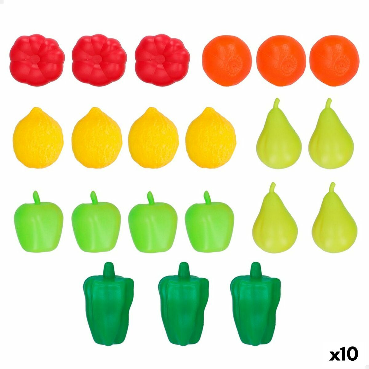 Set di Alimenti giocattolo Colorbaby 21 Pezzi (10 Unità) - Disponibile in 3-4 giorni lavorativi Colorbaby