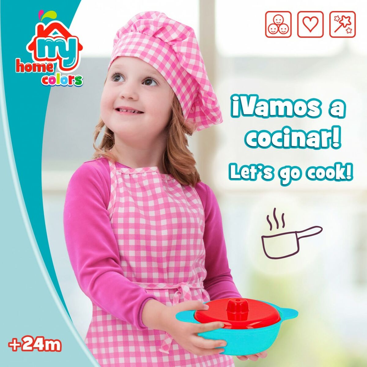 Set di Alimenti giocattolo Colorbaby Utensili e accessori per la cucina 31 Pezzi (6 Unità) - Disponibile in 3-4 giorni lavorativi Colorbaby