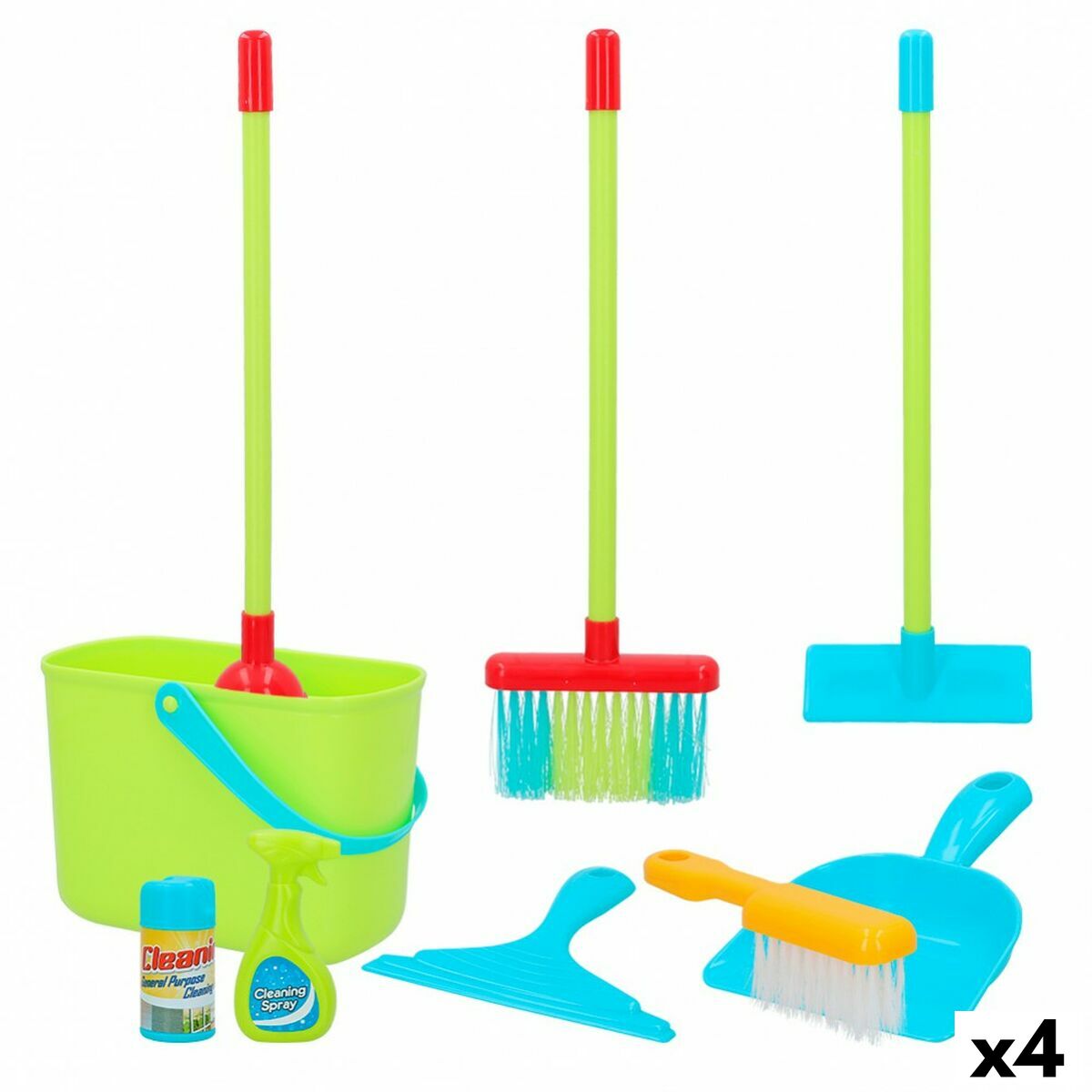 Kit per Cleaning & Storage PlayGo 6 x 50 x 6 cm (4 Unità) - Disponibile in 3-4 giorni lavorativi