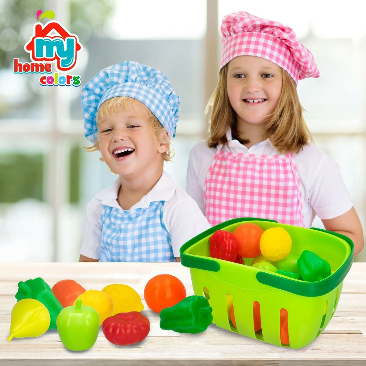 Set di Alimenti giocattolo Colorbaby 22 Pezzi (12 Unità) - Disponibile in 3-4 giorni lavorativi Colorbaby