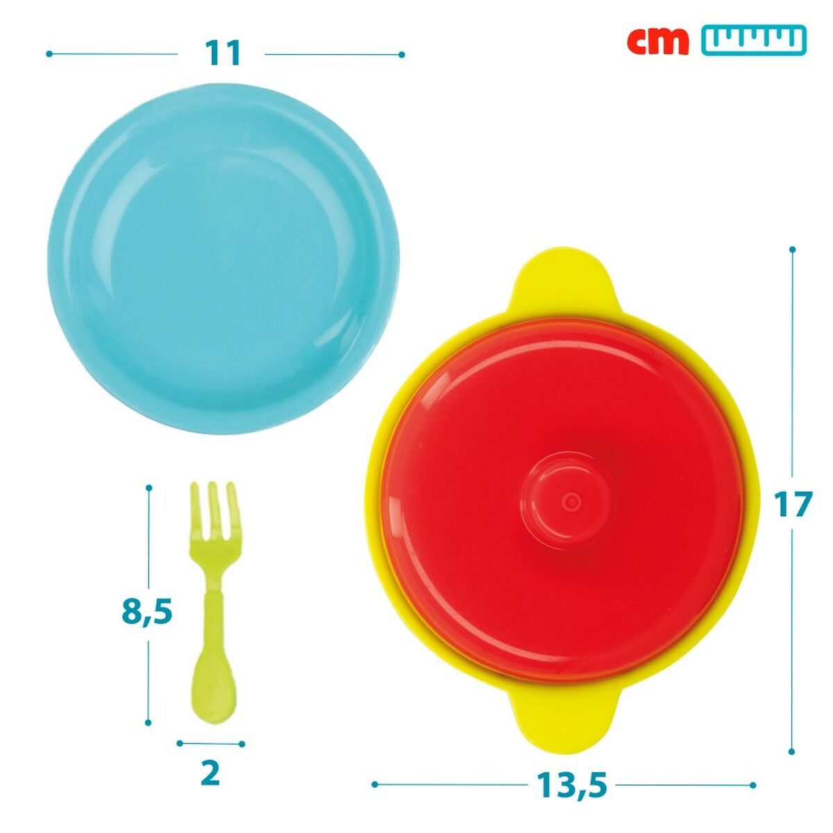 Set di Alimenti giocattolo Colorbaby Utensili e accessori per la cucina 36 Pezzi (12 Unità) - Disponibile in 3-4 giorni lavorativi Colorbaby