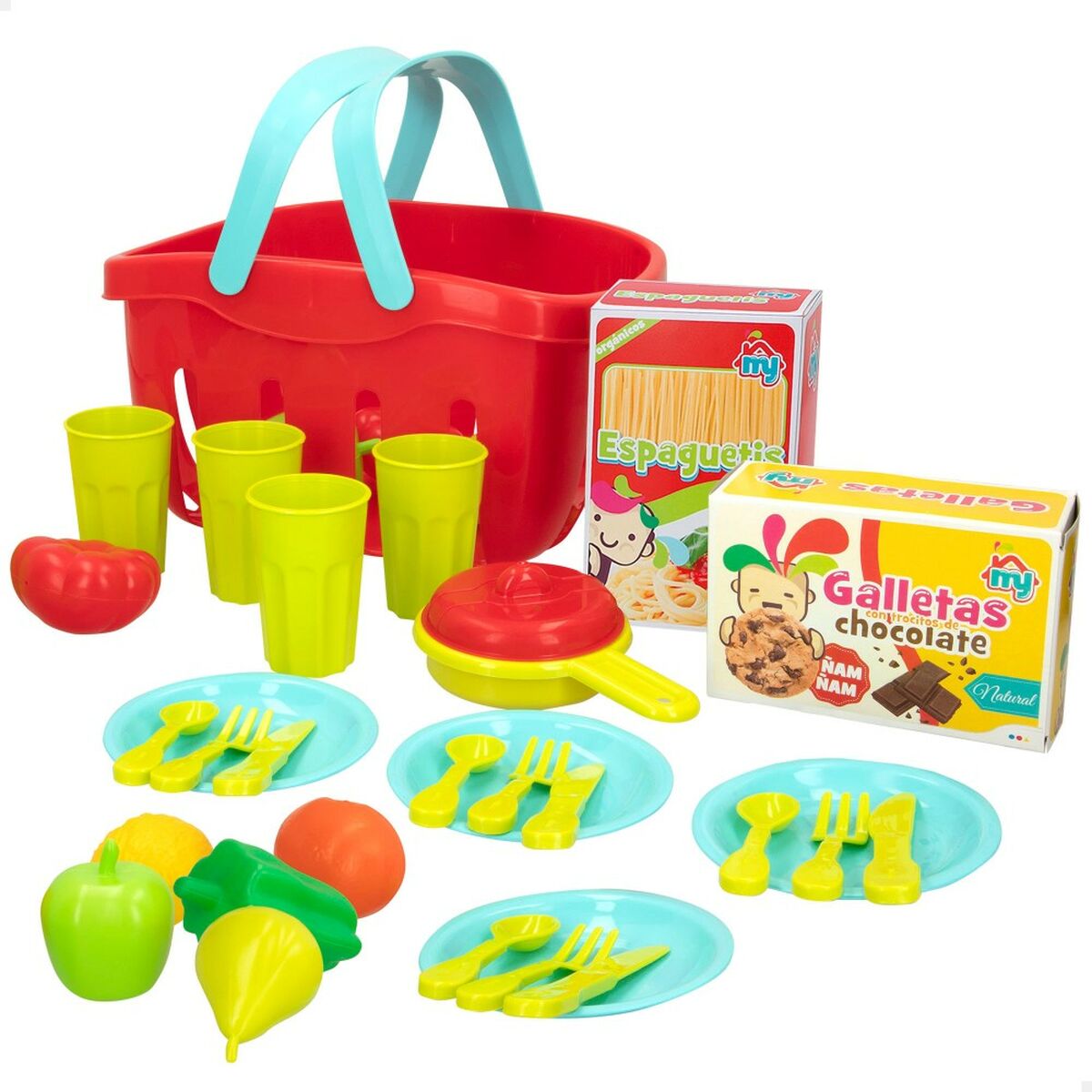 Set di Alimenti giocattolo Colorbaby Utensili e accessori per la cucina 33 Pezzi (12 Unità) - Disponibile in 3-4 giorni lavorativi Colorbaby