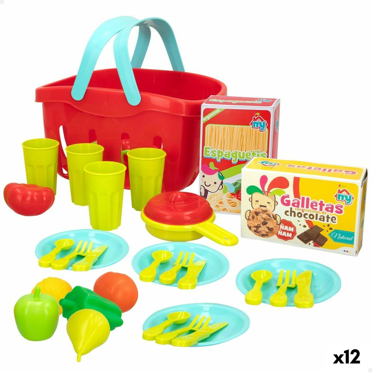 Set di Alimenti giocattolo Colorbaby Utensili e accessori per la cucina 33 Pezzi (12 Unità) - Disponibile in 3-4 giorni lavorativi Colorbaby