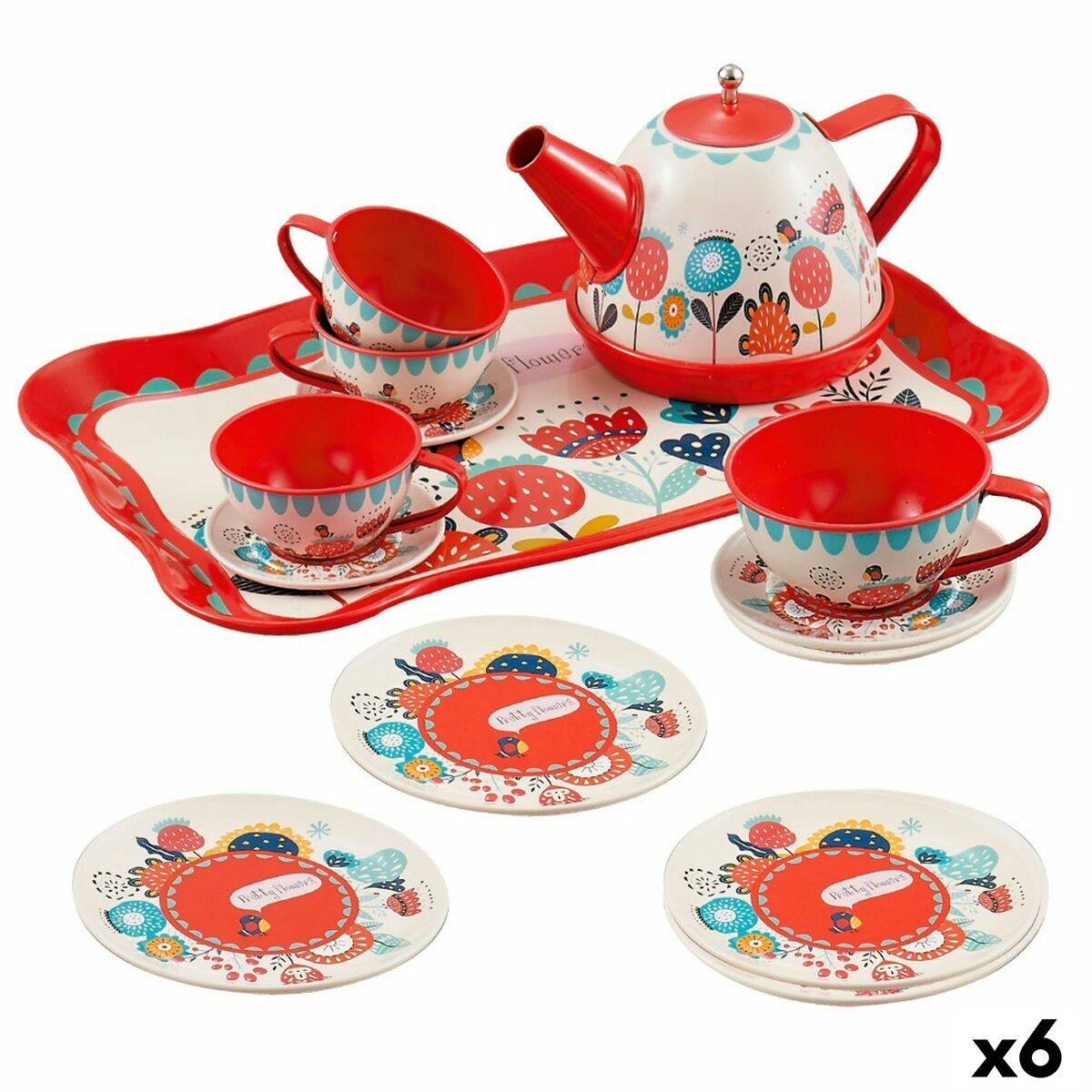 Set da Tè Colorbaby My Home Giocattolo 15 Pezzi (6 Unità) - Disponibile in 3-4 giorni lavorativi