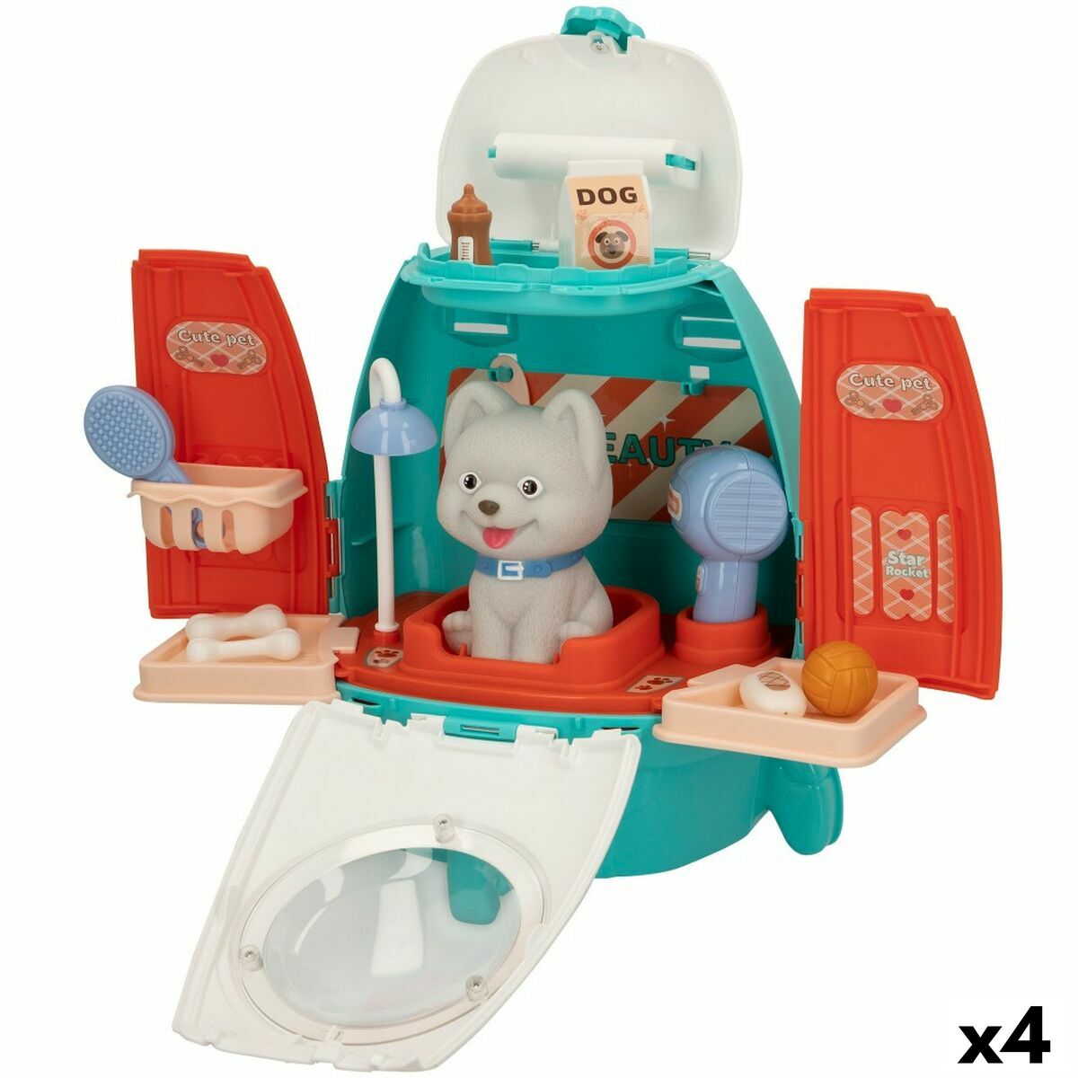 Playset GoGo Friends 37,5 x 34 x 36 cm Razzo 4 Unità - Disponibile in 3-4 giorni lavorativi