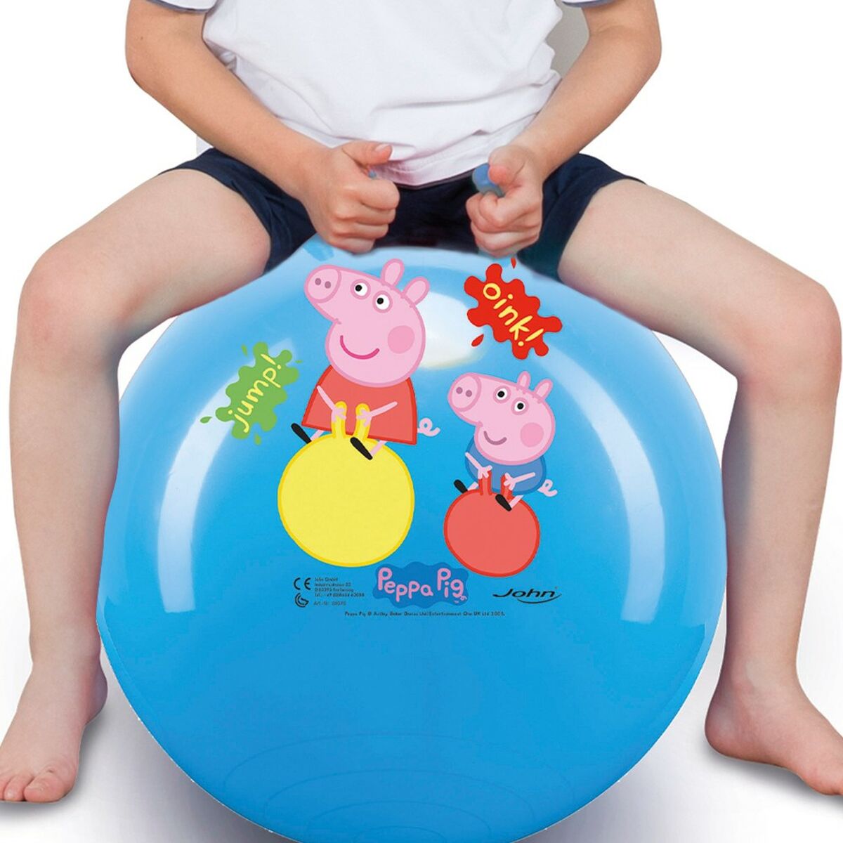 Palla che salta Peppa Pig  45 cm Azzurro (10 Unità) - Disponibile in 3-4 giorni lavorativi