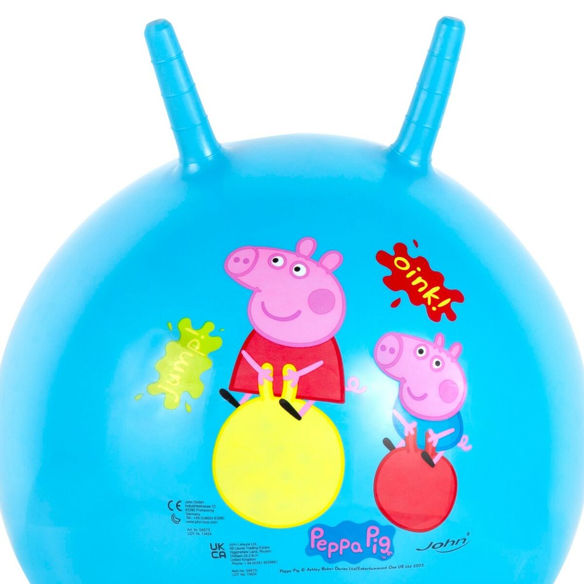 Palla che salta Peppa Pig  45 cm Azzurro (10 Unità) - Disponibile in 3-4 giorni lavorativi