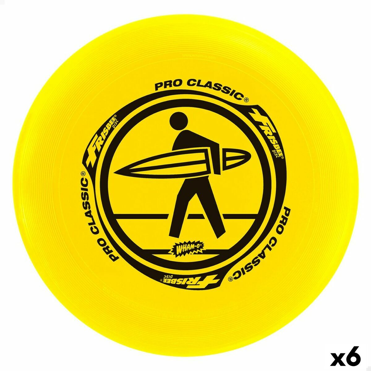 Frisbee Wham-O Pro-Classic  25 cm Flessibile 6 Unità - Disponibile in 3-4 giorni lavorativi