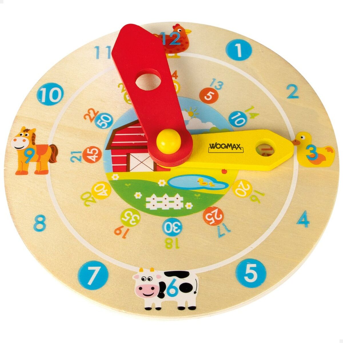 Gioco Educativo Woomax Orologio (12 Unità) - Disponibile in 3-4 giorni lavorativi