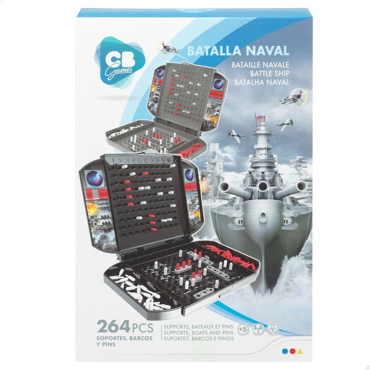 Gioco da Tavolo Colorbaby Battle ship (12 Unità) - Disponibile in 3-4 giorni lavorativi Colorbaby