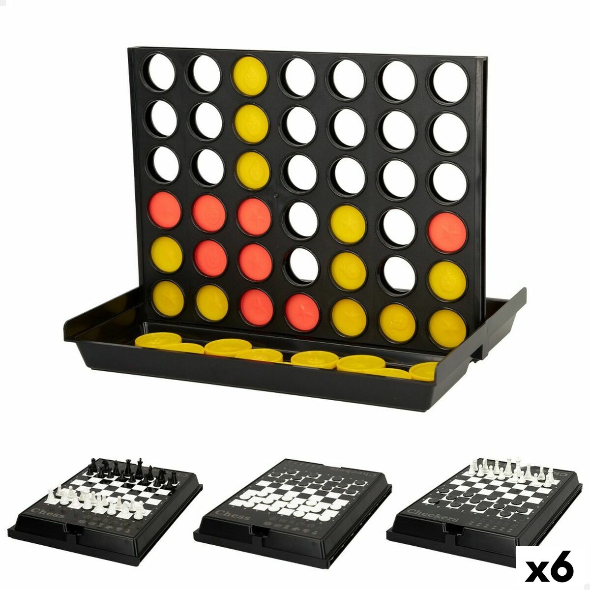 Set da 4 giochi Colorbaby (6 Unità) - Disponibile in 3-4 giorni lavorativi