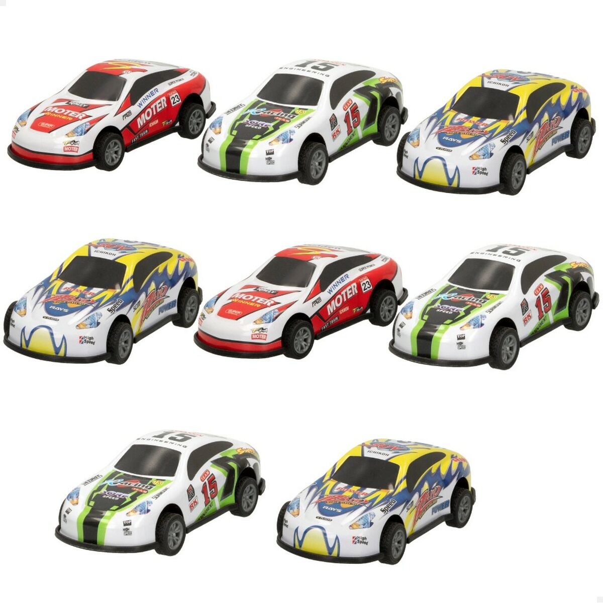 Playset di Veicoli Speed & Go 8,9 x 2,7 x 4 cm (6 Unità) - Disponibile in 3-4 giorni lavorativi