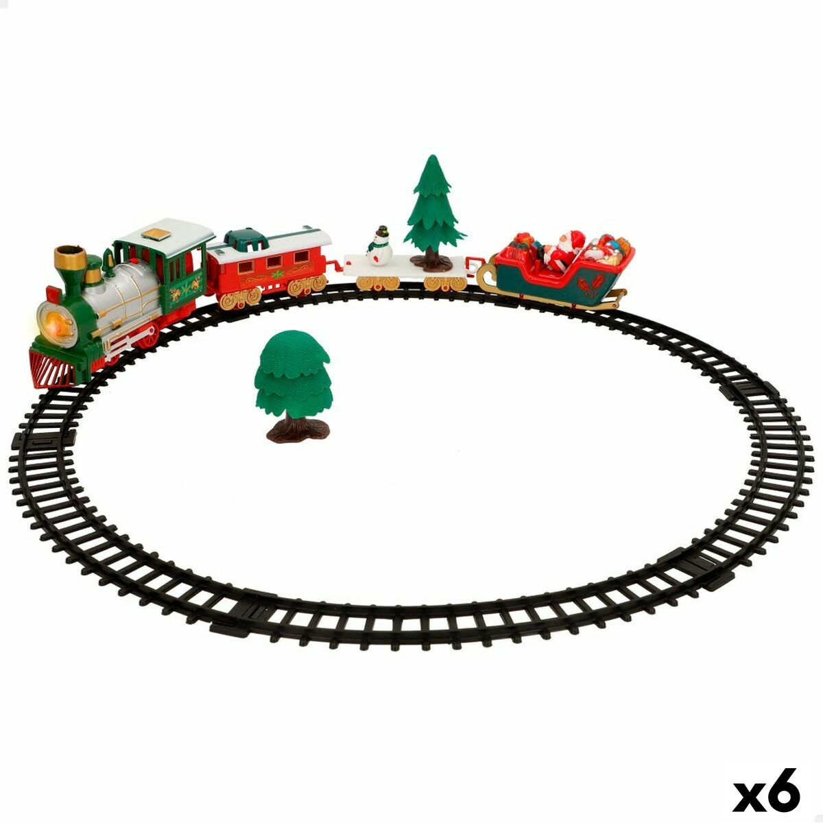 Tren con il circuito Speed & Go 6 Unità 91 x 0,5 x 43,5 cm - Disponibile in 3-4 giorni lavorativi