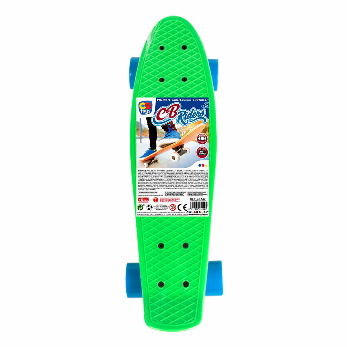 Skateboard Colorbaby (6 Unità) - Disponibile in 3-4 giorni lavorativi