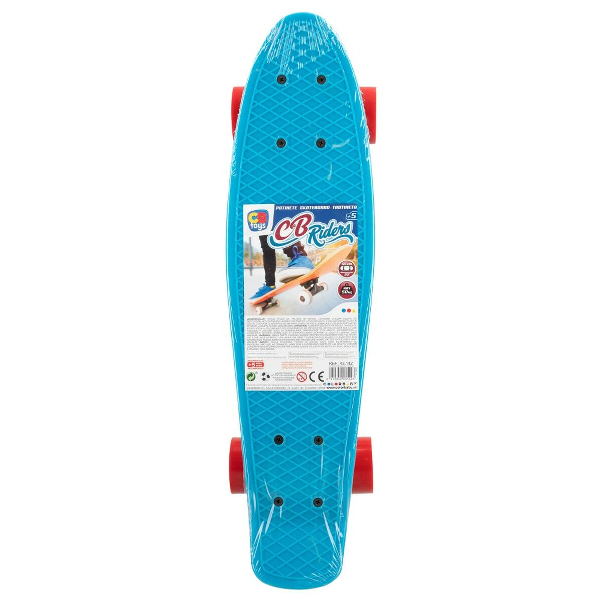 Skateboard Colorbaby (6 Unità) - Disponibile in 3-4 giorni lavorativi