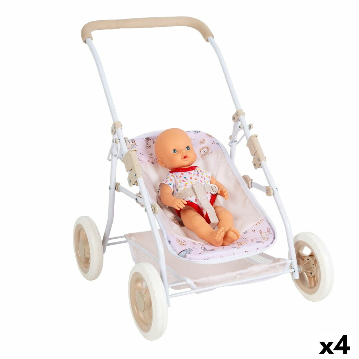 Seggiolina per Bambole Colorbaby Safari 40 x 57 x 49 cm 4 Unità Convertible - Disponibile in 3-4 giorni lavorativi Colorbaby