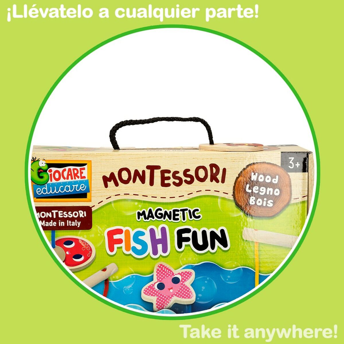 Gioco da Tavolo Lisciani Montessori Pesca (6 Unità) - Disponibile in 3-4 giorni lavorativi Lisciani