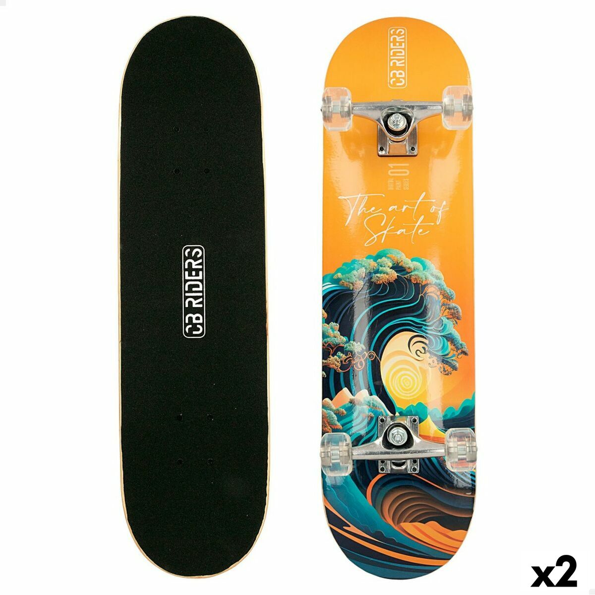 Skateboard Colorbaby (2 Unità) - Disponibile in 3-4 giorni lavorativi