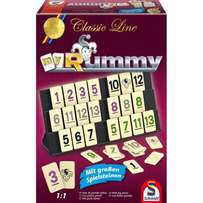 SCHMIDT E SPIELE Gioco da tavolo - MyRummy - Disponibile in 3-4 giorni lavorativi