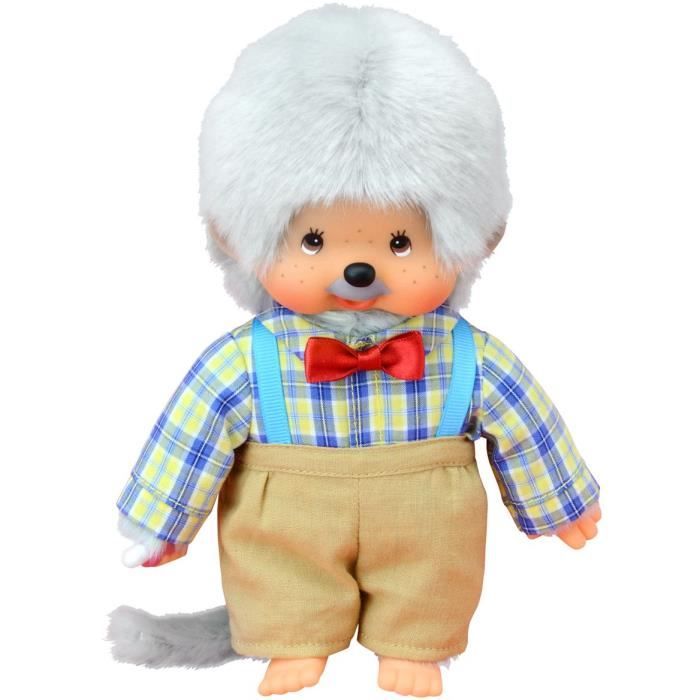 Monchhichi - peluche - Papi 20 cm - Disponibile in 3-4 giorni lavorativi