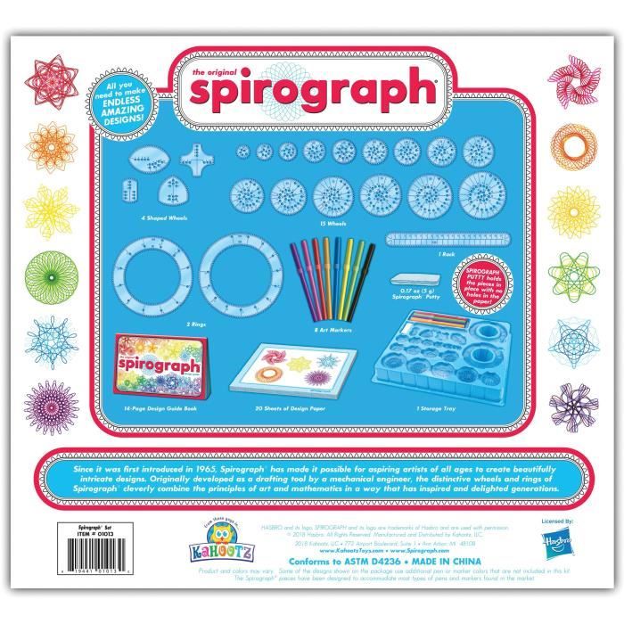 Il classico: SPIROGRAFO - Disponibile in 3-4 giorni lavorativi