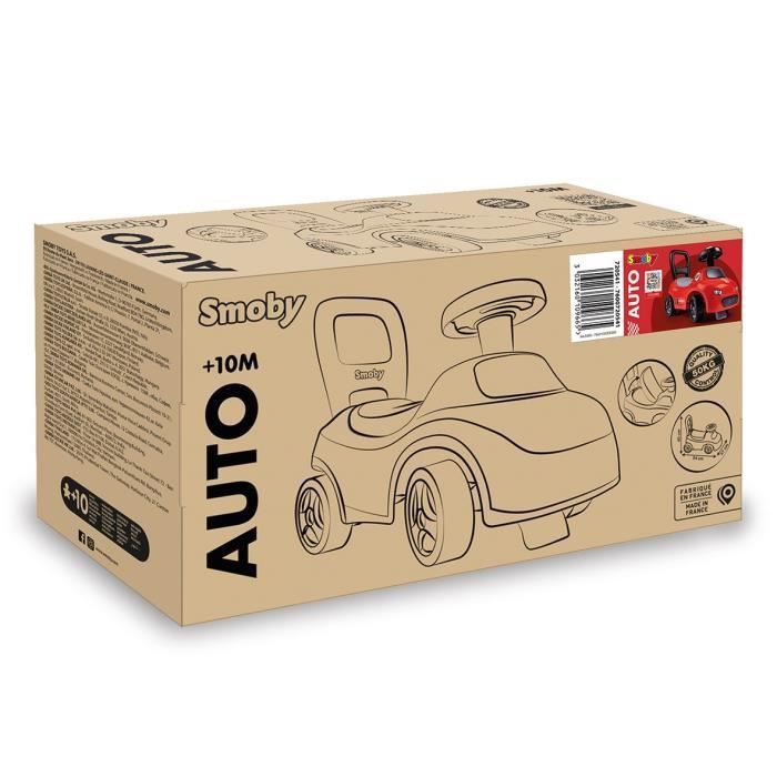 Smoby - Marsupio 2 in 1 - Auto Red - Box sottosella + clacson - A partire da 10 mesi - Prodotto in Francia - Disponibile in 3-4 giorni lavorativi