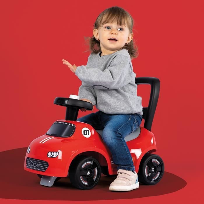 Smoby - Marsupio 2 in 1 - Auto Red - Box sottosella + clacson - A partire da 10 mesi - Prodotto in Francia - Disponibile in 3-4 giorni lavorativi